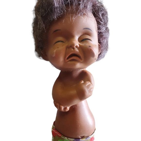 Vintage moody cutie rubber doll - Picture 2 of 4